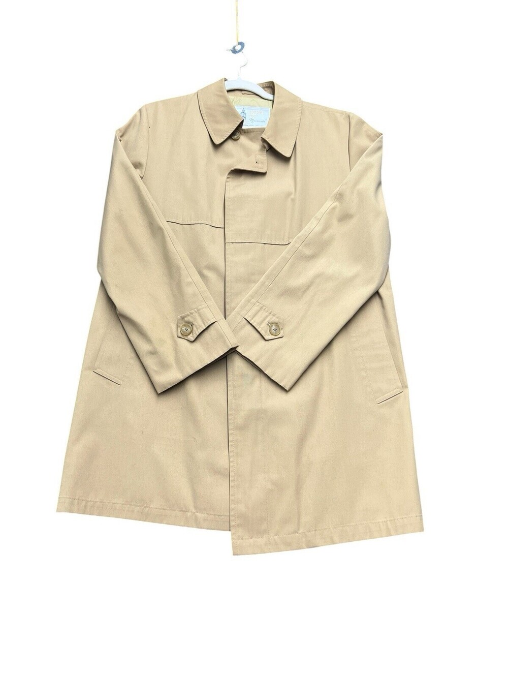 London Fog Beige Trench Coat - Picture 2 of 7